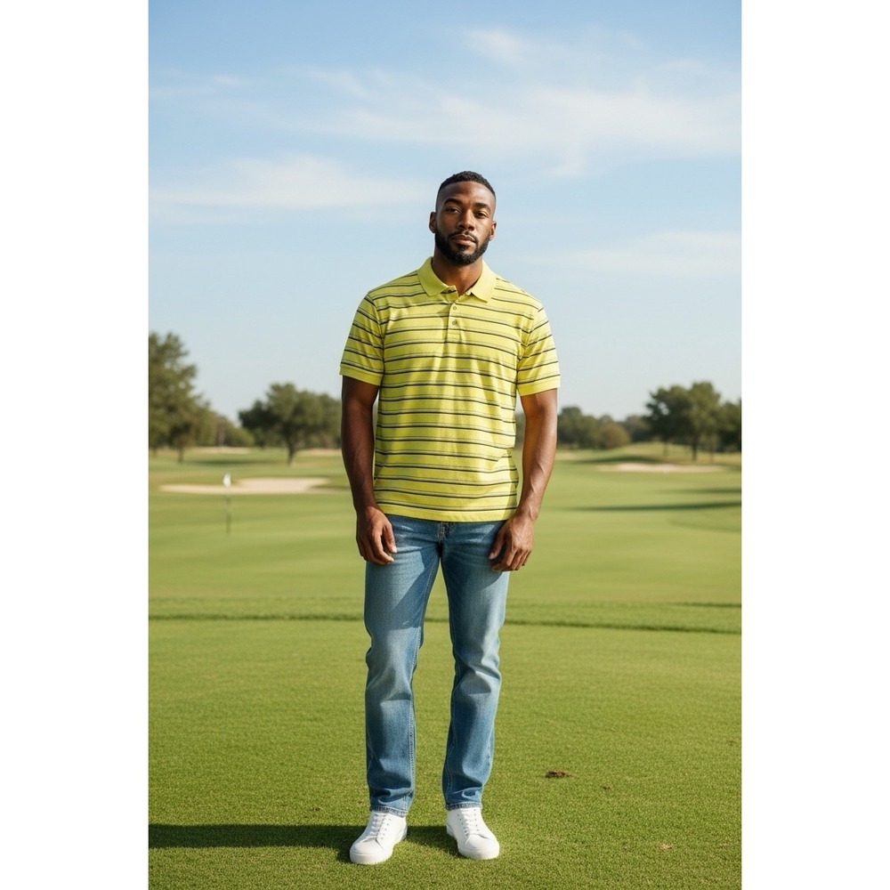 Lot: 5 Foundry Supply Co Mens (Pink Red Blue Purple Yellow) S/S Polo Golf Casual - Picture 16 of 16